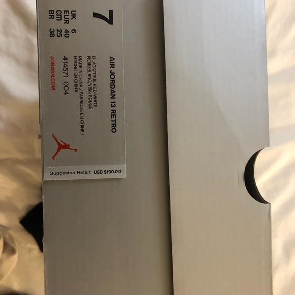 Air Jordan 13 Retro Breda Black and Red
